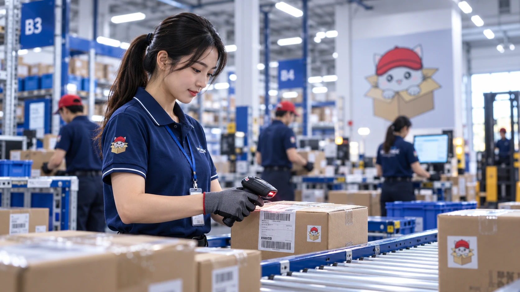 MYSENDEX warehouse scanning and cross-border logistics operations